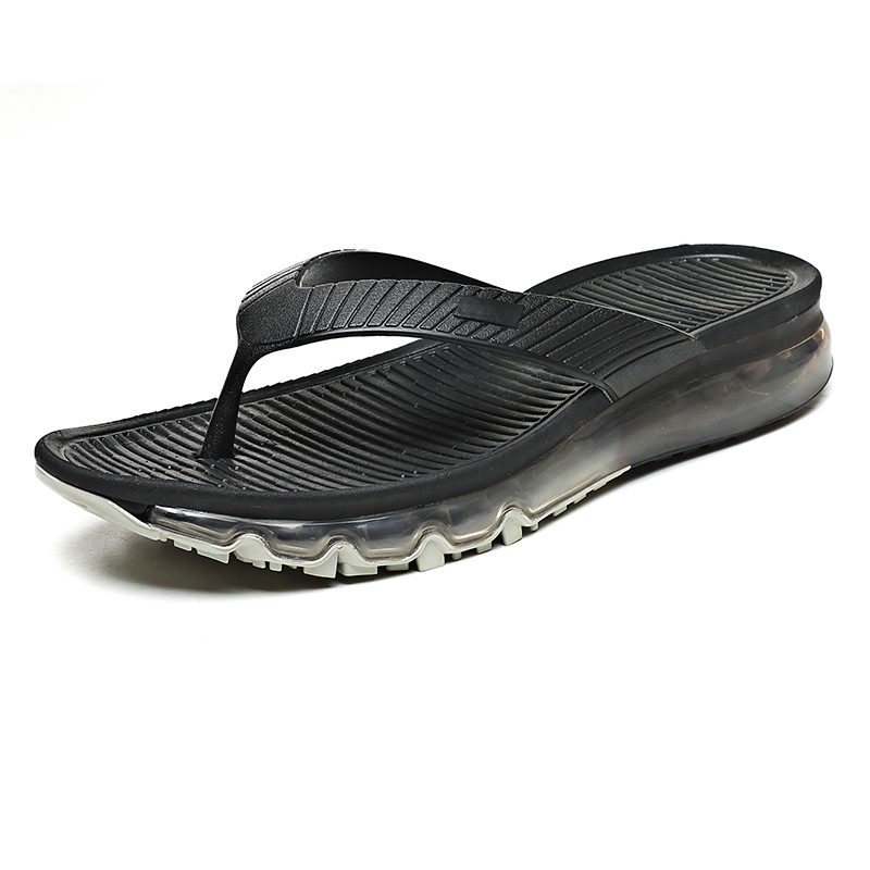 2024 Luftpute Flip-flops Sko Par Modeller Sommer Nye Strandsko Herre Gummi Myk Bunn Og Dame Sandaler Tøfler Sko