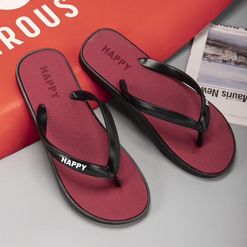 2024 Nye Herreflip-flops Sommer Sklisikre Utendørs Sandaler Tøfler Par Flip-flops Herre Uformelle Strandsko