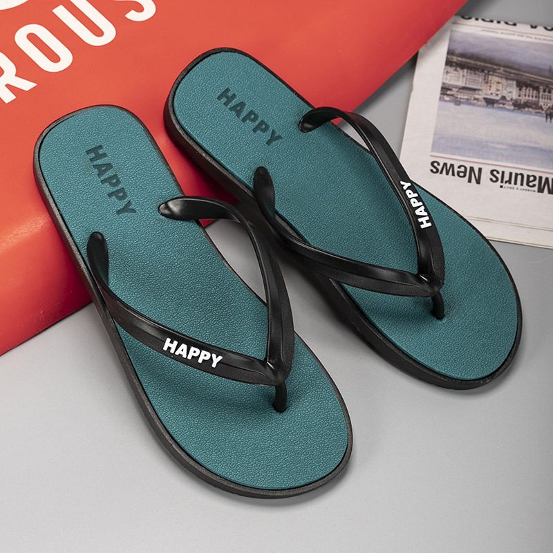 2024 Nye Herreflip-flops Sommer Sklisikre Utendørs Sandaler Tøfler Par Flip-flops Herre Uformelle Strandsko