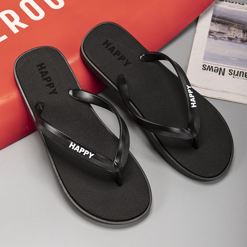 2024 Nye Herreflip-flops Sommer Sklisikre Utendørs Sandaler Tøfler Par Flip-flops Herre Uformelle Strandsko