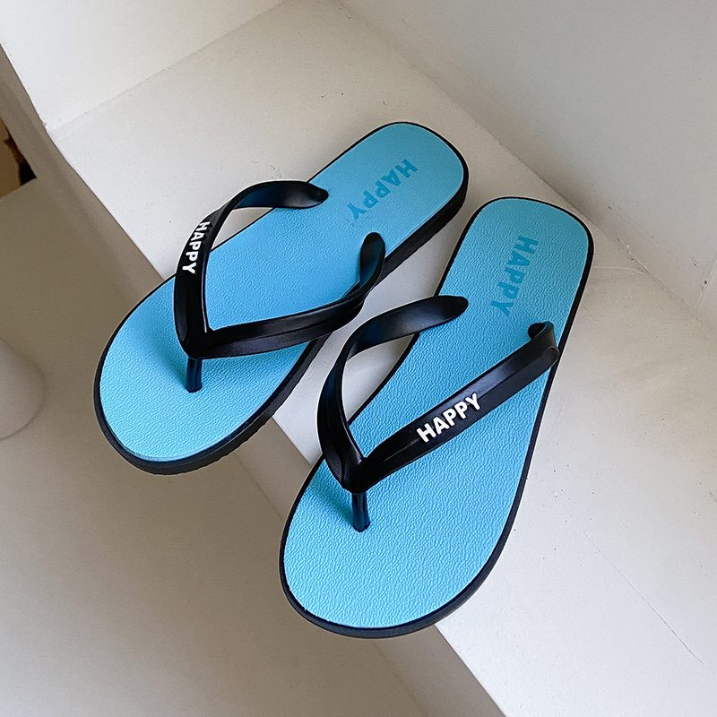 2024 Nye Herreflip-flops Sommer Sklisikre Utendørs Sandaler Tøfler Par Flip-flops Herre Uformelle Strandsko