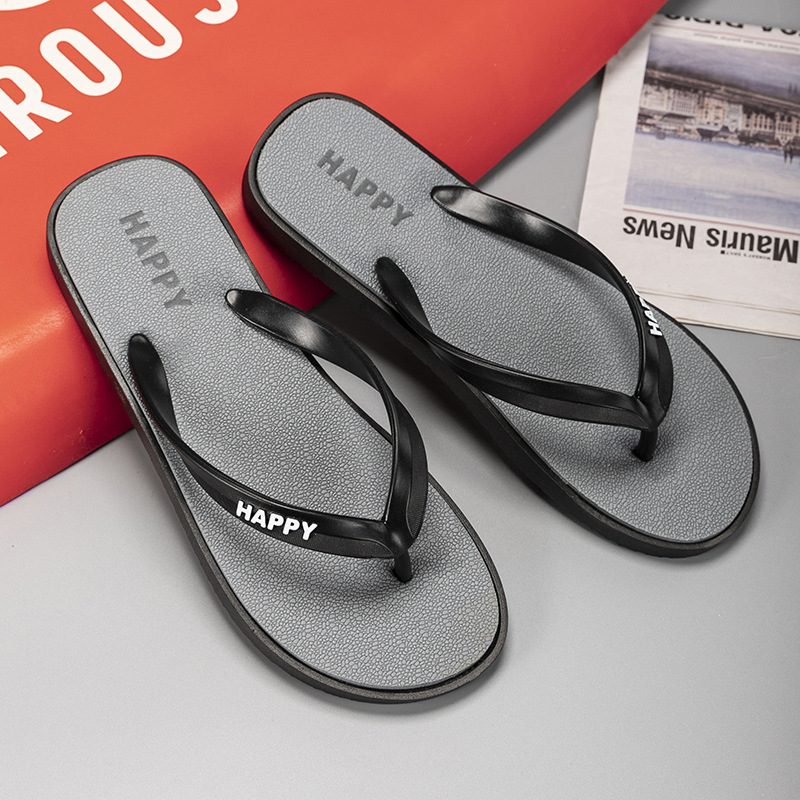 2024 Nye Herreflip-flops Sommer Sklisikre Utendørs Sandaler Tøfler Par Flip-flops Herre Uformelle Strandsko