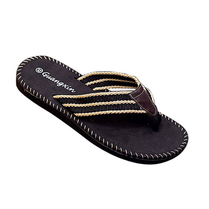 2024 Nye Sandaler Tøfler Sko Herre Sommer Sklisikre Mote Flipflops Strandsko Trend Menn