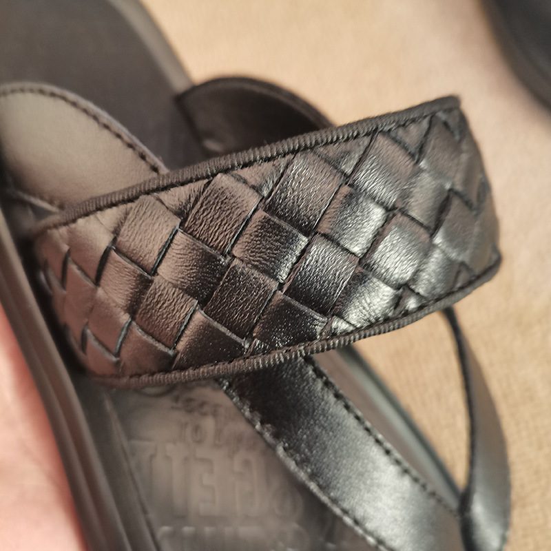 2024 Sommer Nye Menns Flipflops Strandsko Vevde Retro Sandaler Tøfler Sko Herre