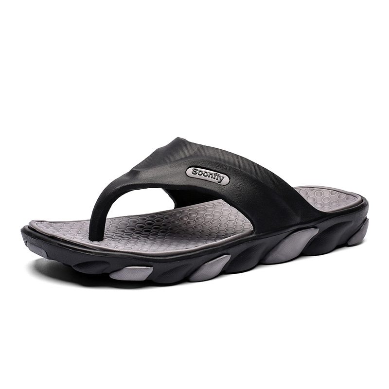 2024 Sommer Trendy Tøfler Utendørs Flip Flops Stor Størrelse Menn Fritidssandaler Strandsandaler Herre