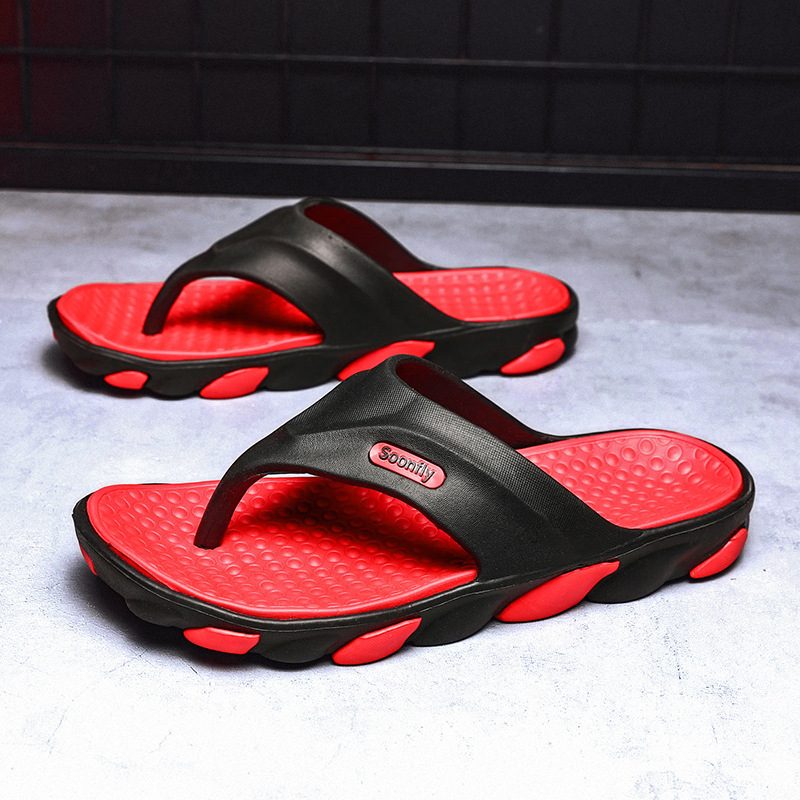 2024 Sommer Trendy Tøfler Utendørs Flip Flops Stor Størrelse Menn Fritidssandaler Strandsandaler Herre