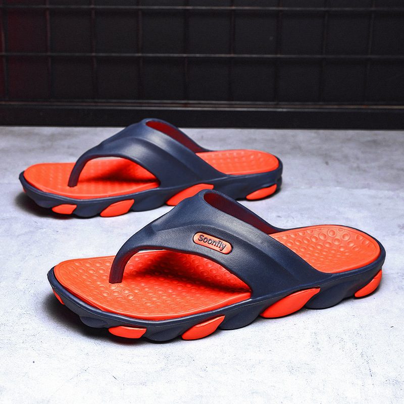 2024 Sommer Trendy Tøfler Utendørs Flip Flops Stor Størrelse Menn Fritidssandaler Strandsandaler Herre