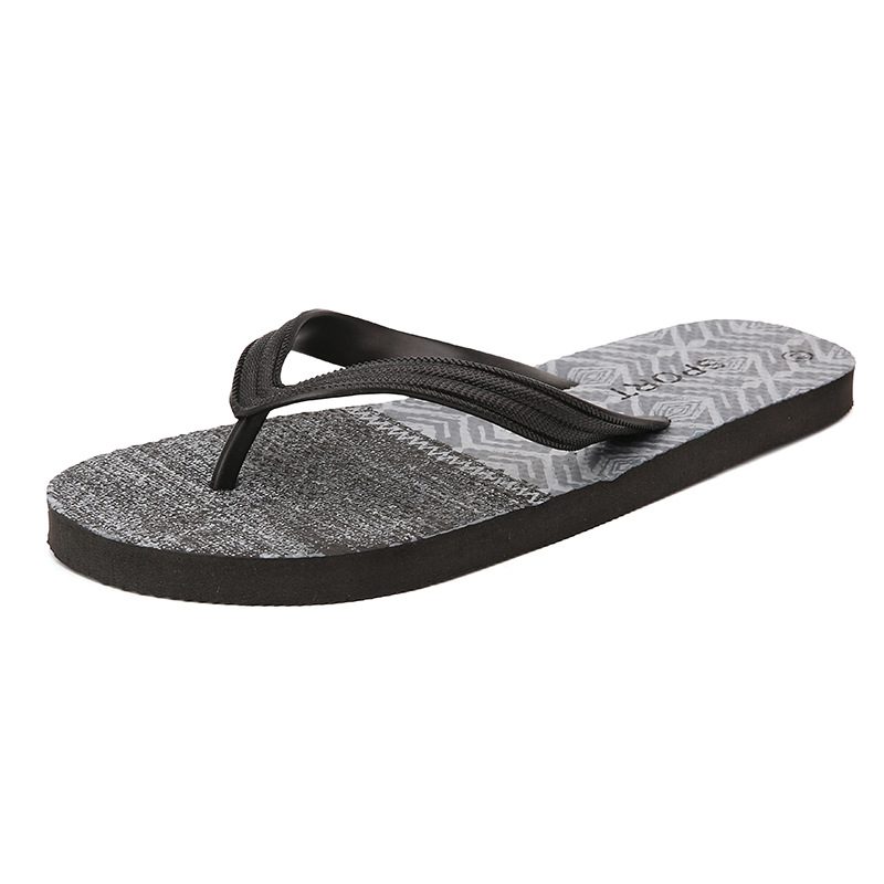 Flip Flops Herre 2024 Sommer Sklisikre Sandaler Tøfler Sko Klem Trend Slitasjebestandige Strandsko Menn