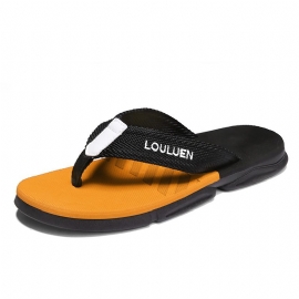 Flip Flops Herre Sommer Sklisikre Badesandaler Tøfler Strand Trendy Sport Uformelle Sandaler