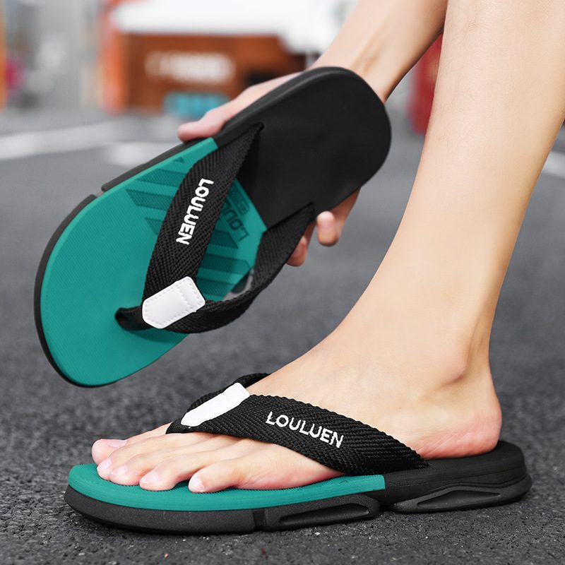 Flip Flops Herre Sommer Sklisikre Badesandaler Tøfler Strand Trendy Sport Uformelle Sandaler