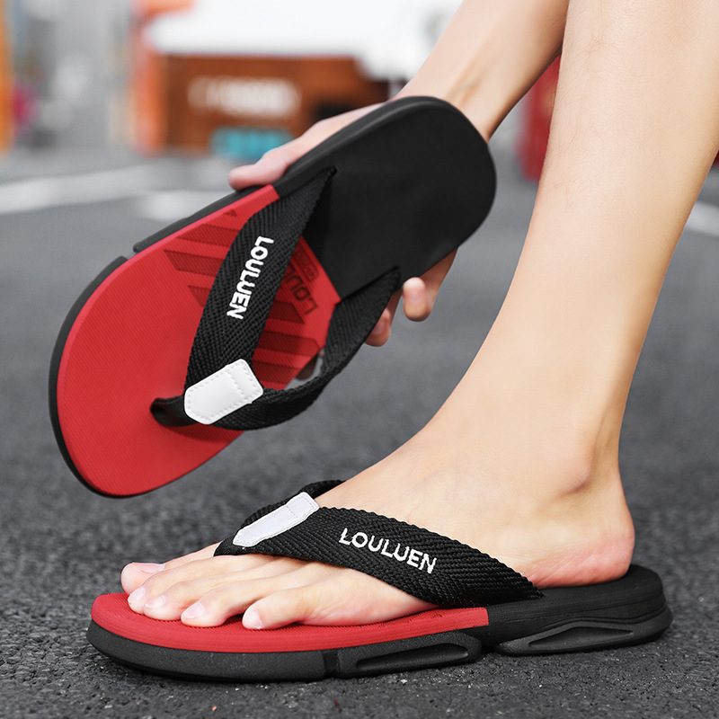 Flip Flops Herre Sommer Sklisikre Badesandaler Tøfler Strand Trendy Sport Uformelle Sandaler