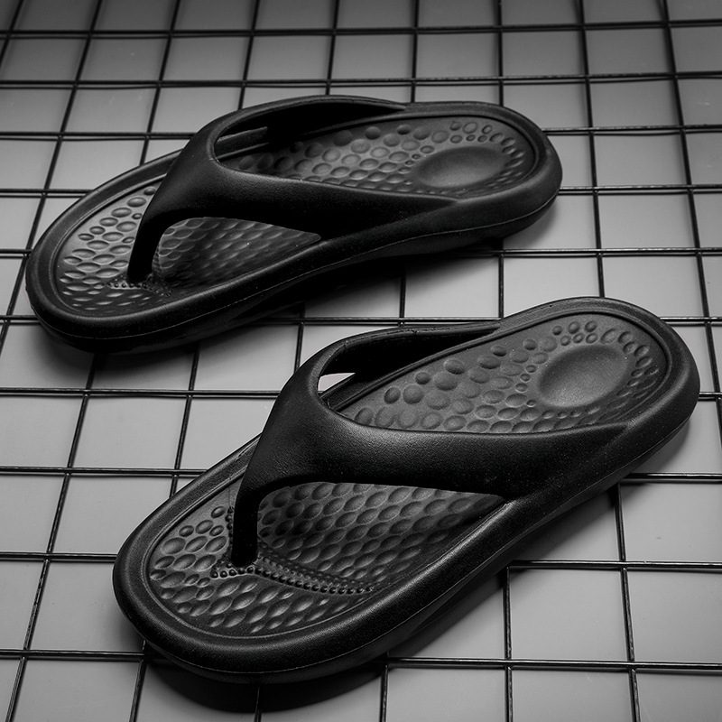 Flip Flops Menn Sommer Klype Utendørs Eva Uformell Flat Bunn Myk Tidevann Par Sandaler Tøfler Sko Strandsko