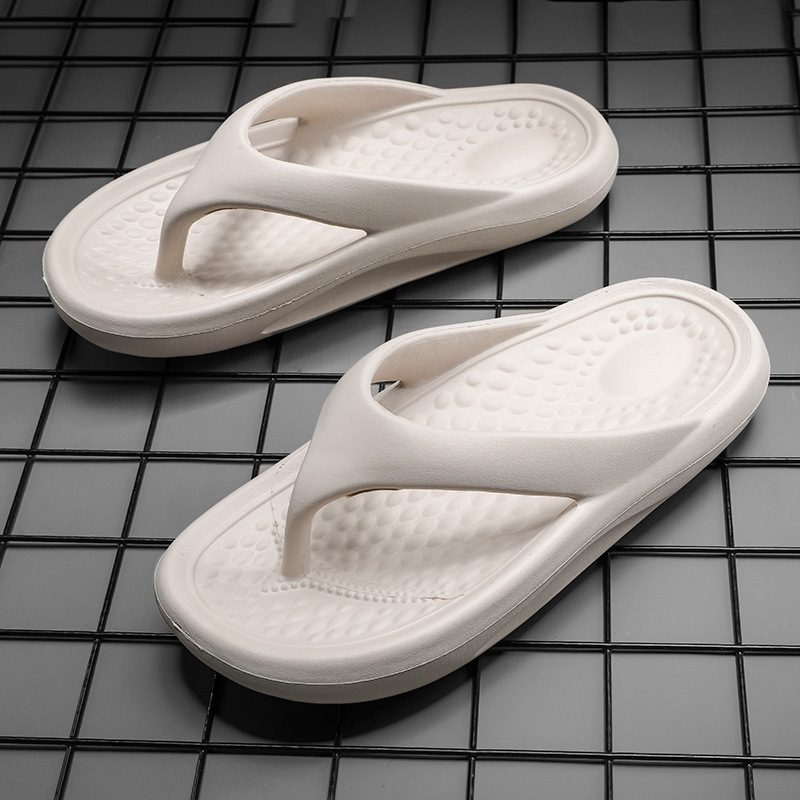 Flip Flops Menn Sommer Klype Utendørs Eva Uformell Flat Bunn Myk Tidevann Par Sandaler Tøfler Sko Strandsko