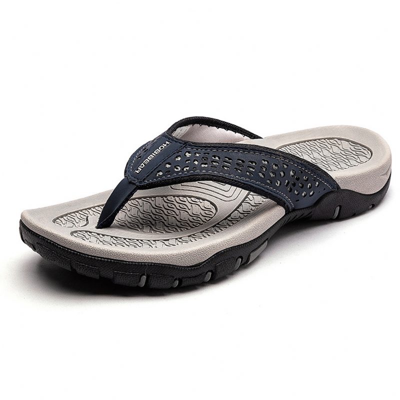 Flip-flops Menn Sommersandaler Tøfler Stor Størrelse Trendy Sko Utendørs Strandsko Flip Flops