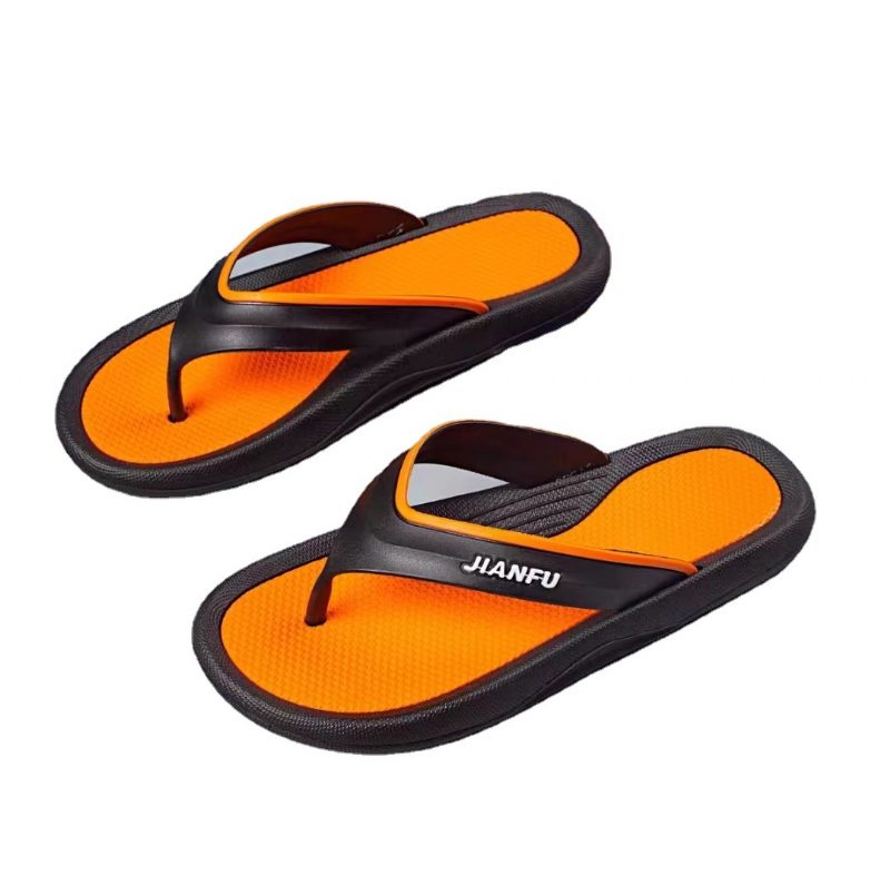 Flip Flops Sommer Trend Par Sklisikre Uformelle Herre Mote Sandaler Tøfler Sko