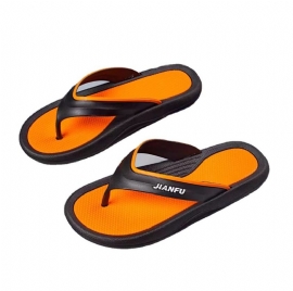 Flip Flops Sommer Trend Par Sklisikre Uformelle Herre Mote Sandaler Tøfler Sko