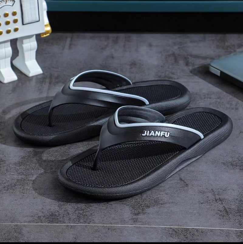 Flip Flops Sommer Trend Par Sklisikre Uformelle Herre Mote Sandaler Tøfler Sko