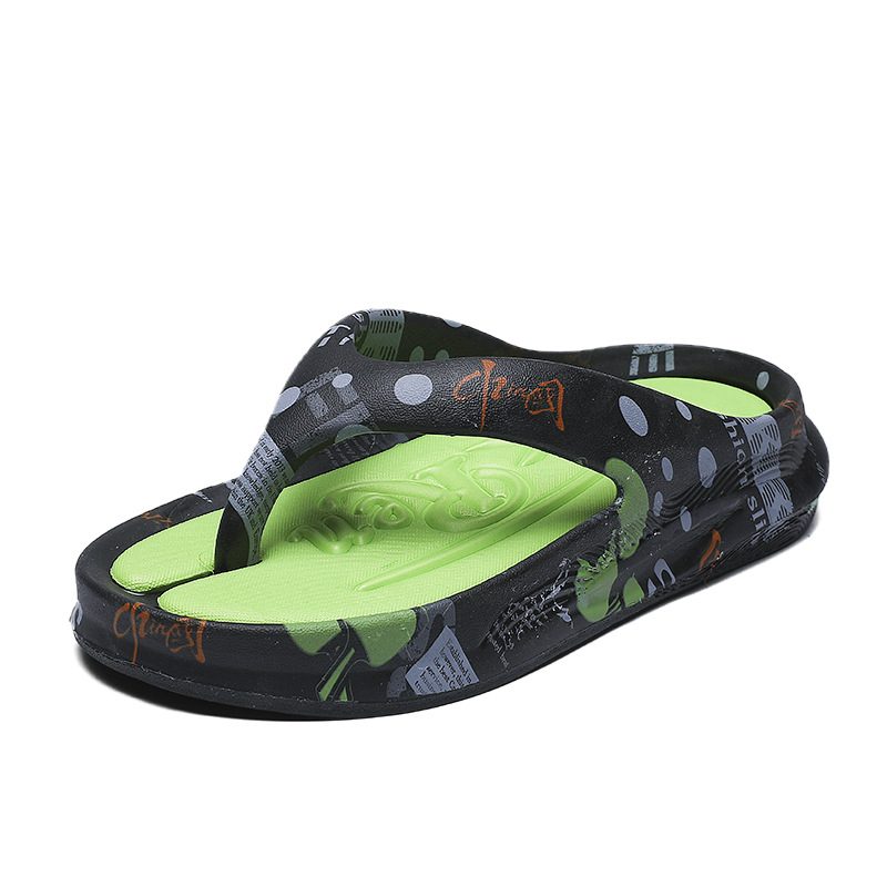 Flipflops Sommertøfler For Menn Herrepersonlighet Trendy Sport Strandflipflops Tøfler Sklisikre