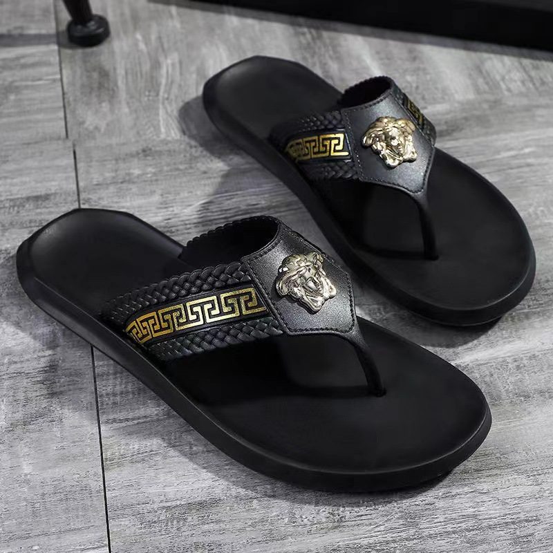 Herretøfler Sommer Trend Mote Flip Flops Strand Innendørs Vinkel Sko Menn