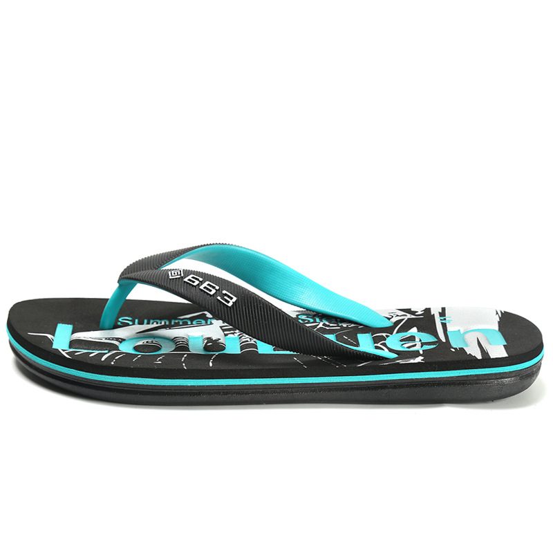 Luluan Summer Flip-flops For Menn Utendørs Tykksålede Herretøfler Uformelle Sandaler Tøfler For