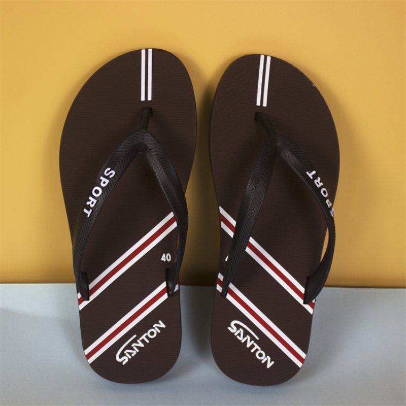 Mote Herreflip-flops Sklisikker Trend Strandsko Sommer Menn Flip-flops Sandaler Tøfler Sko Hjem