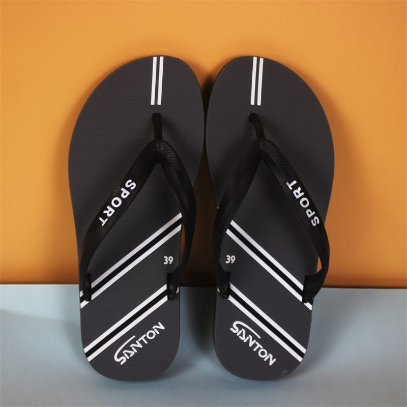 Mote Herreflip-flops Sklisikker Trend Strandsko Sommer Menn Flip-flops Sandaler Tøfler Sko Hjem