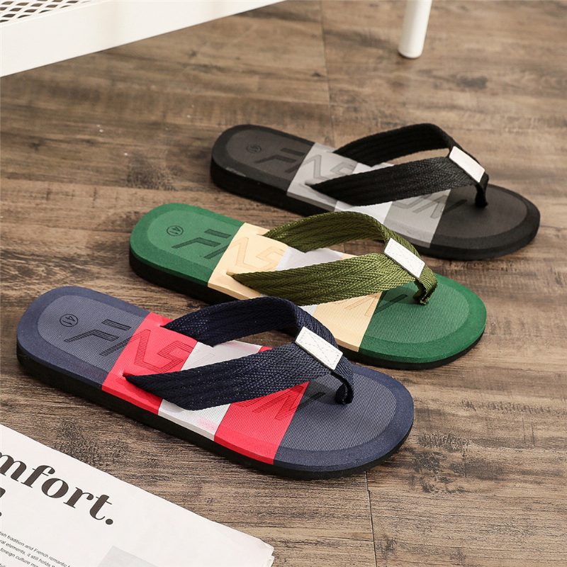 Nye Menn Tøfler Flip-flops Sko Menns Sommer Mote Trend Strand