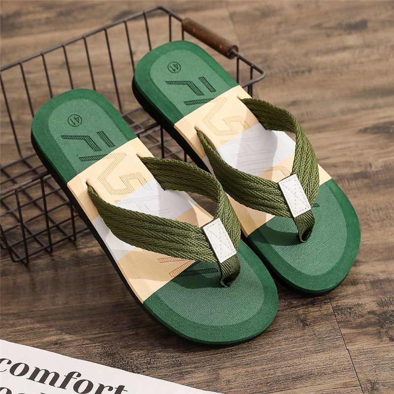 Nye Menn Tøfler Flip-flops Sko Menns Sommer Mote Trend Strand