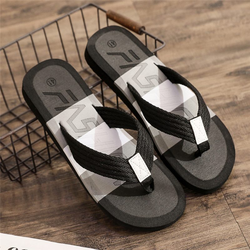 Nye Menn Tøfler Flip-flops Sko Menns Sommer Mote Trend Strand