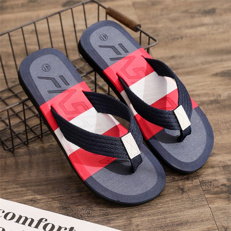 Nye Menn Tøfler Flip-flops Sko Menns Sommer Mote Trend Strand