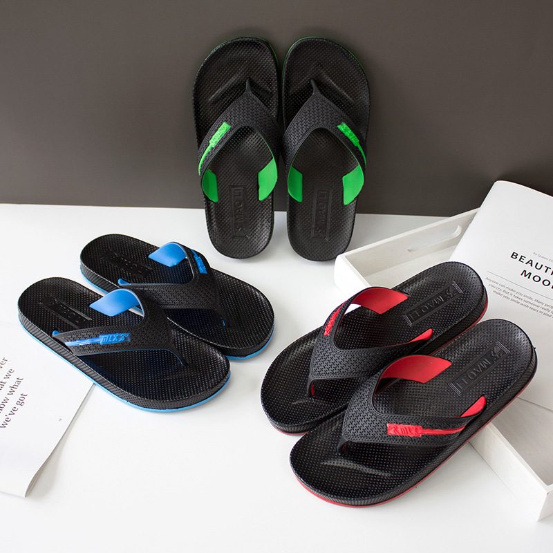 Nye Sommer Strandflip Flops Pvc Sklisikre Sandaler Tøfler Sko Herre Strandsko