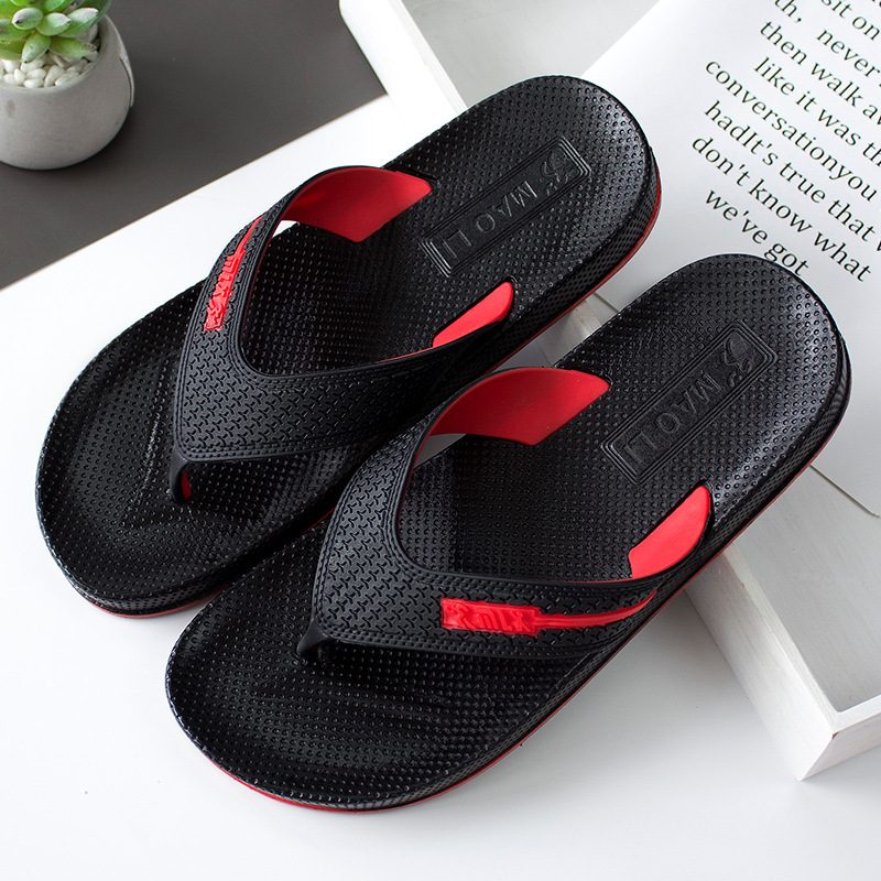 Nye Sommer Strandflip Flops Pvc Sklisikre Sandaler Tøfler Sko Herre Strandsko