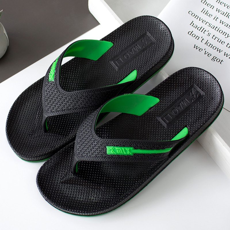 Nye Sommer Strandflip Flops Pvc Sklisikre Sandaler Tøfler Sko Herre Strandsko