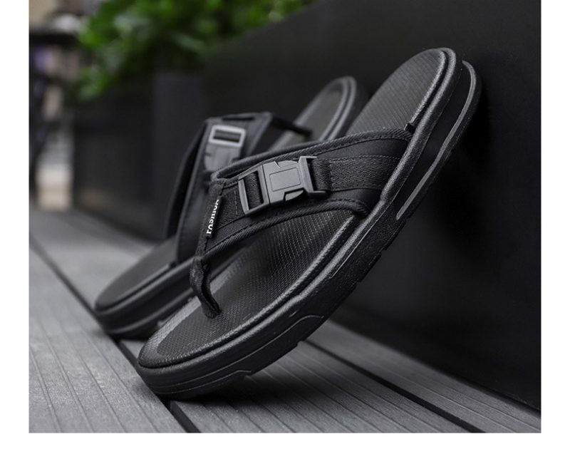 Sommer Ny Innendørs Og Utendørs Strand Trend Mote Eva Flip-flop Sandaler Tøfler Sko Flip-flops Mannlige