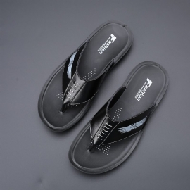 Sommer Nye Menns Sandaler I Store Størrelser Tøfler Trendy Flip Flops Sko Uformelle Strandsandaler Herresko Menn