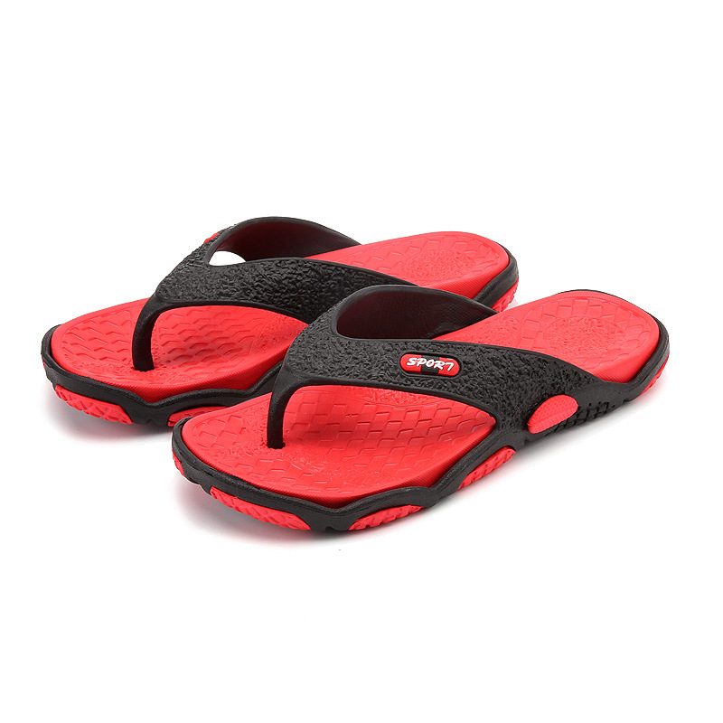 Sommer Sklisikre Flip-flop Sandaler Tøfler Uformell Personlighet Flip-flops Menn Utendørs Strand Tidevann Drag