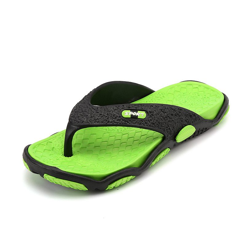 Sommer Sklisikre Flip-flop Sandaler Tøfler Uformell Personlighet Flip-flops Menn Utendørs Strand Tidevann Drag