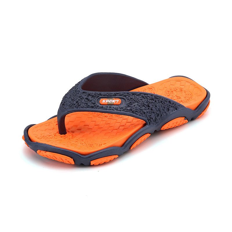 Sommer Sklisikre Flip-flop Sandaler Tøfler Uformell Personlighet Flip-flops Menn Utendørs Strand Tidevann Drag