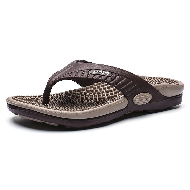 Store Sandaler Tøfler Sko Herre Flate Hjemmetøfler Flip Flops Strandsko Flip-flops