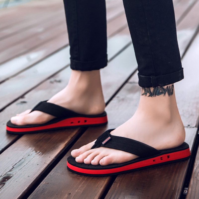 Store Størrelse Tøfler 464748 Sommerflip Flops Herre Sandaler Sko Strandsko Flip