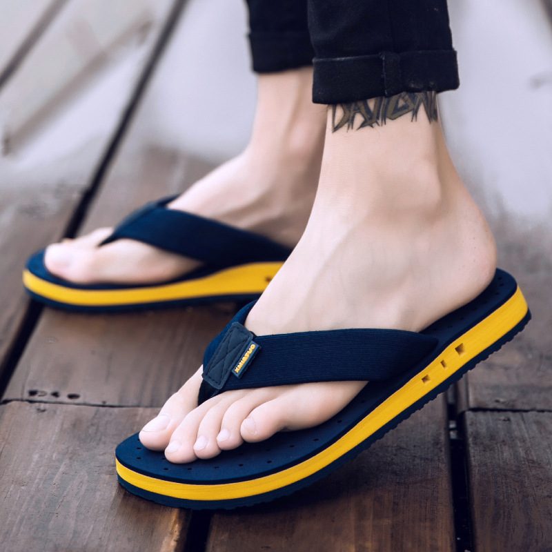 Store Størrelse Tøfler 464748 Sommerflip Flops Herre Sandaler Sko Strandsko Flip