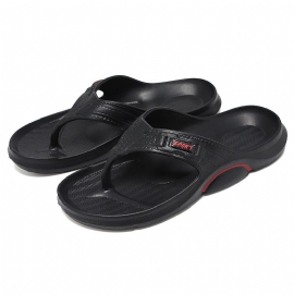 Tøfler For Menn Flip Flops Uformelle Pustende Flop Baderomssandaler