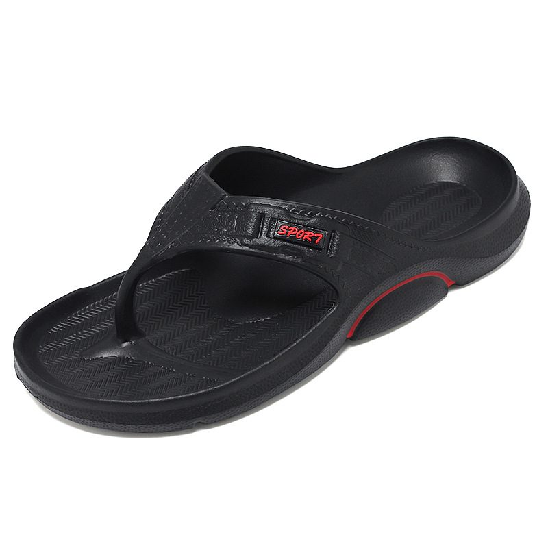 Tøfler For Menn Flip Flops Uformelle Pustende Flop Baderomssandaler