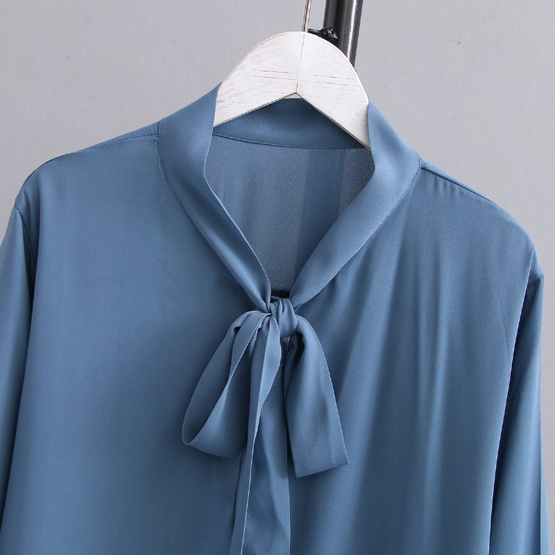 Bluse Damesløyfe Chiffon