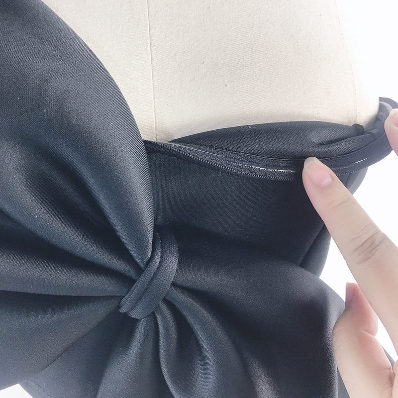 Sexy Bluse Bowknot Crop Topp