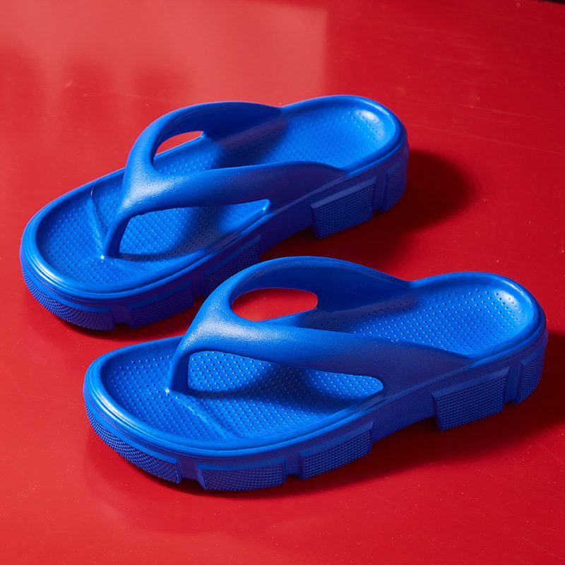 2024 Nye Flipflops Damesko Sommermote Tykksålede Feriestrandtøfler Kvinner