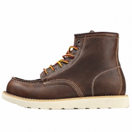 Martin Boots Herre Retro Mark Head Tooling Crazy Horse Skinn Støvler Ami Khaki Herresko