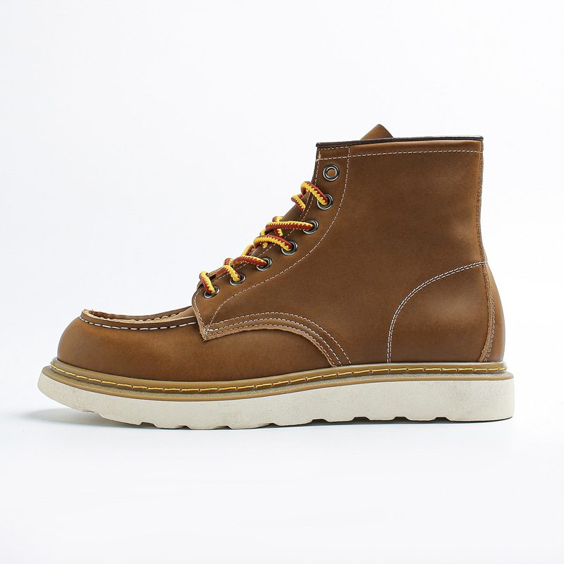 Martin Boots Herre Retro Mark Head Tooling Crazy Horse Skinn Støvler Ami Khaki Herresko