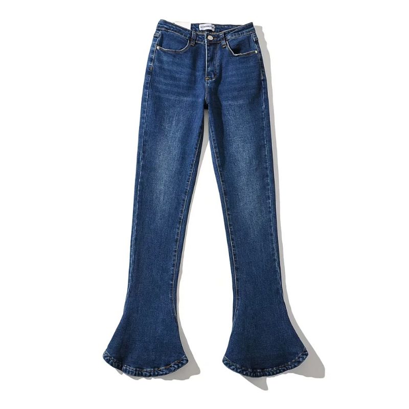 Jeans Med Høy Midje For Kvinner