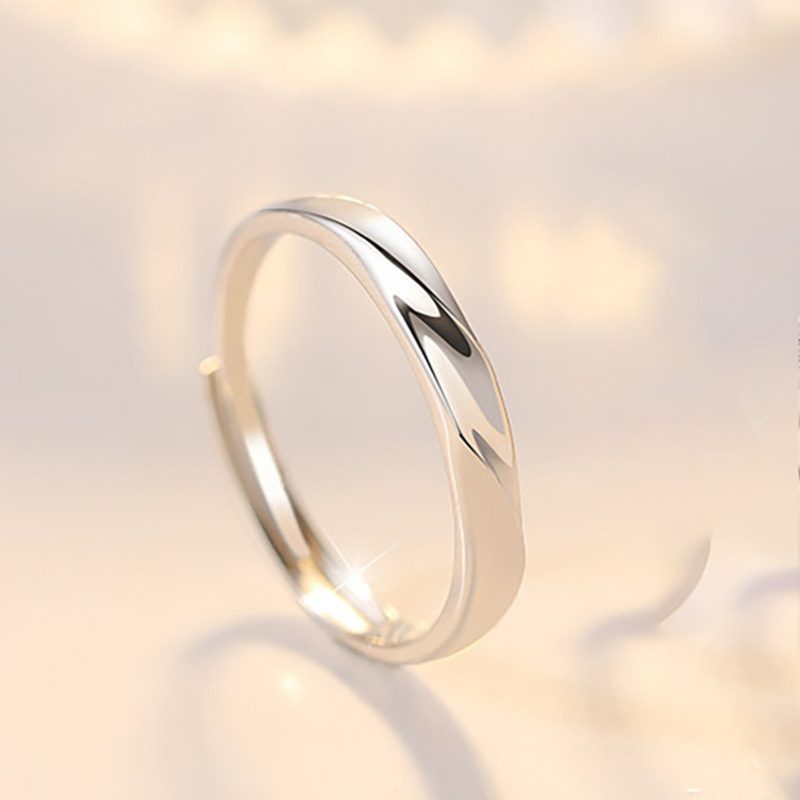 Design Mote Rupert's Tears Couple Ring High-end Sense Open Kvinne